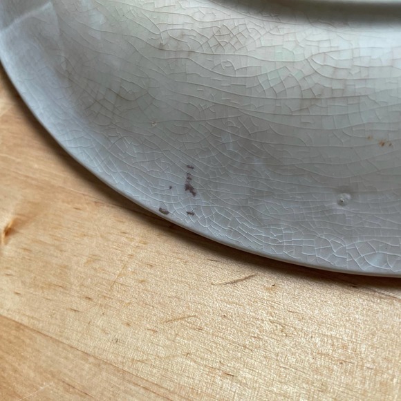 Vintage Cronin China Co Royal Rajah round handled serving dish 22K gold gilded - Picture 11 of 11